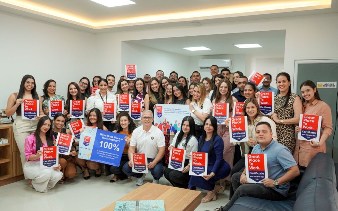 ¡100 % de nuestros colaboradores en Colombia, Estados Unidos, México y Perú afirmaron que Dolmen es un excelente lugar para trabajar!